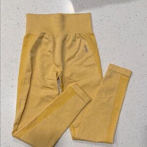 Gymshark Kids Yellow Leggings